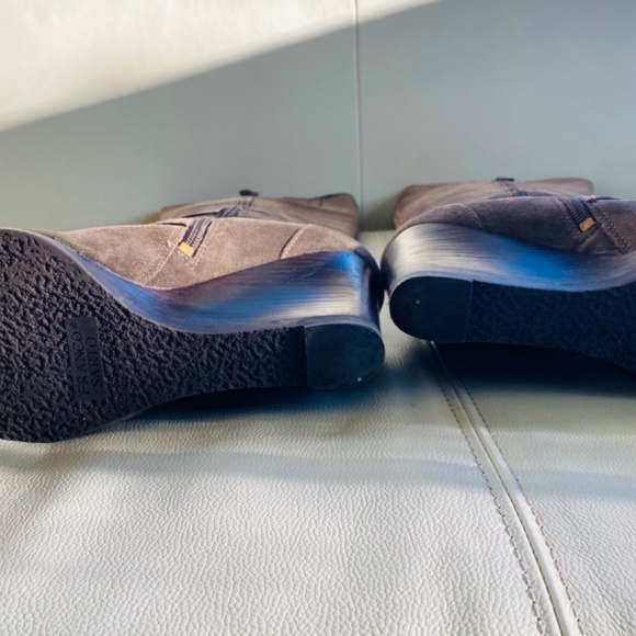 Franco Sarto taupe suede knee high boots - Picture 3 of 5